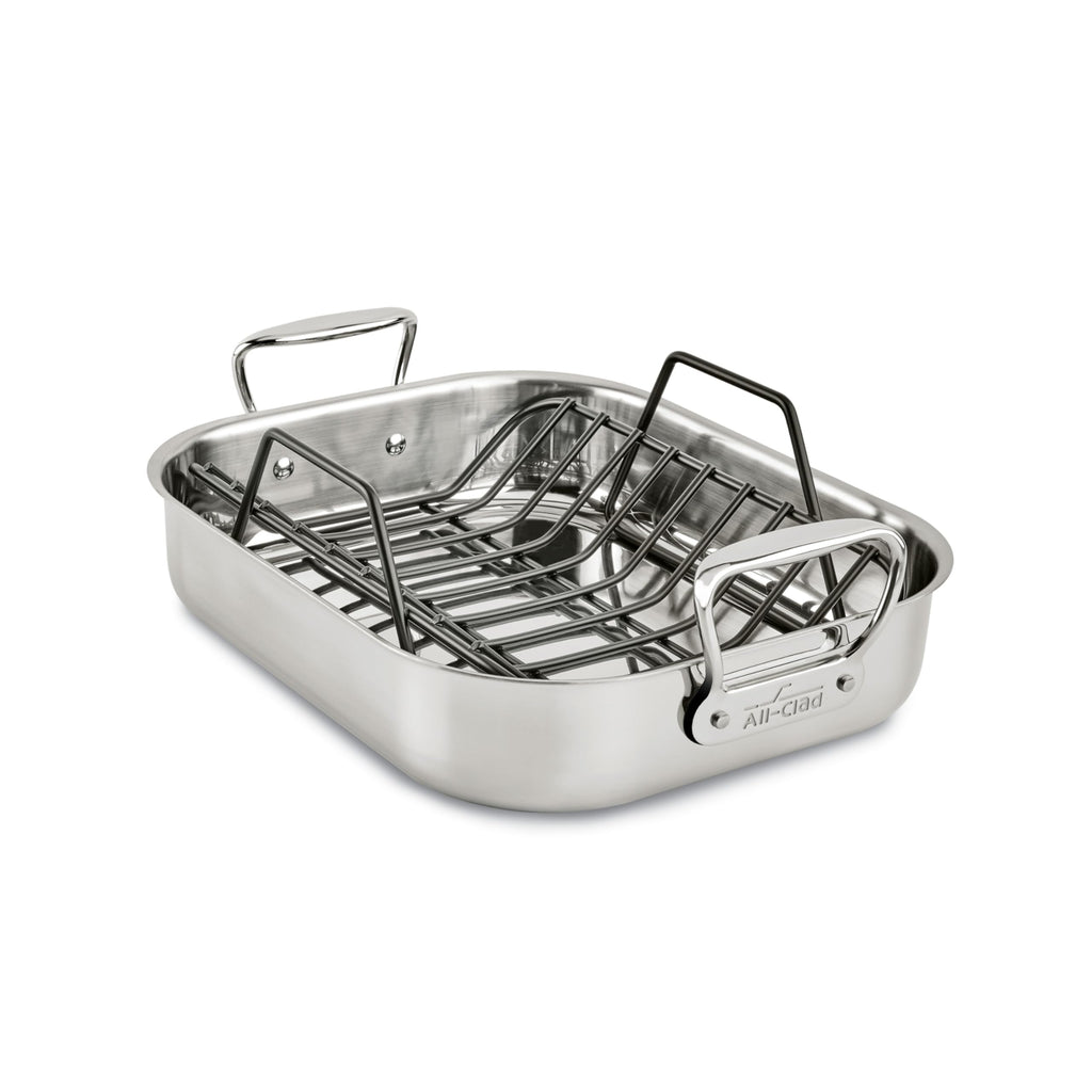 Stainless Steel Roaster with Nonstick Rack