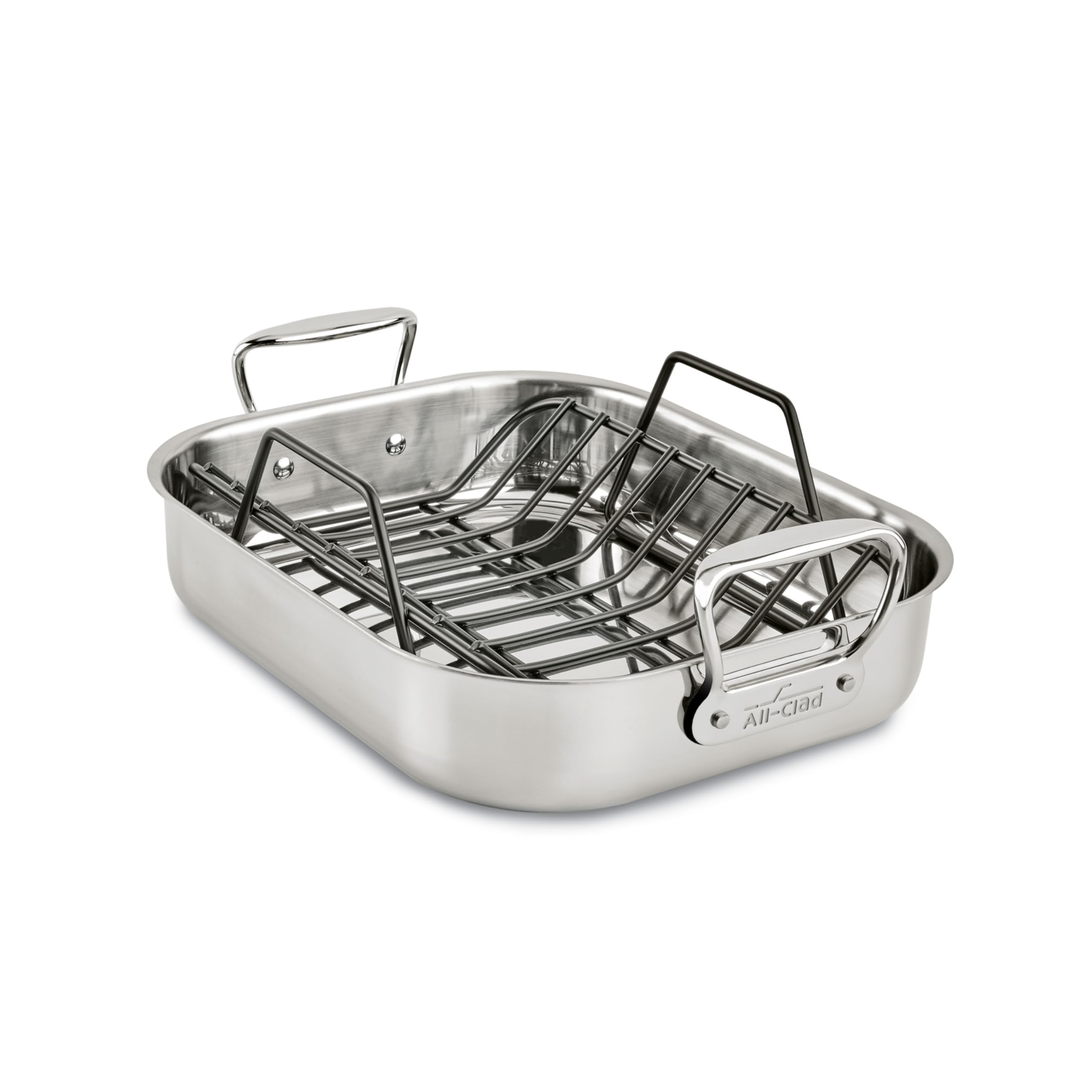 Stainless Steel Roaster with Nonstick Rack
