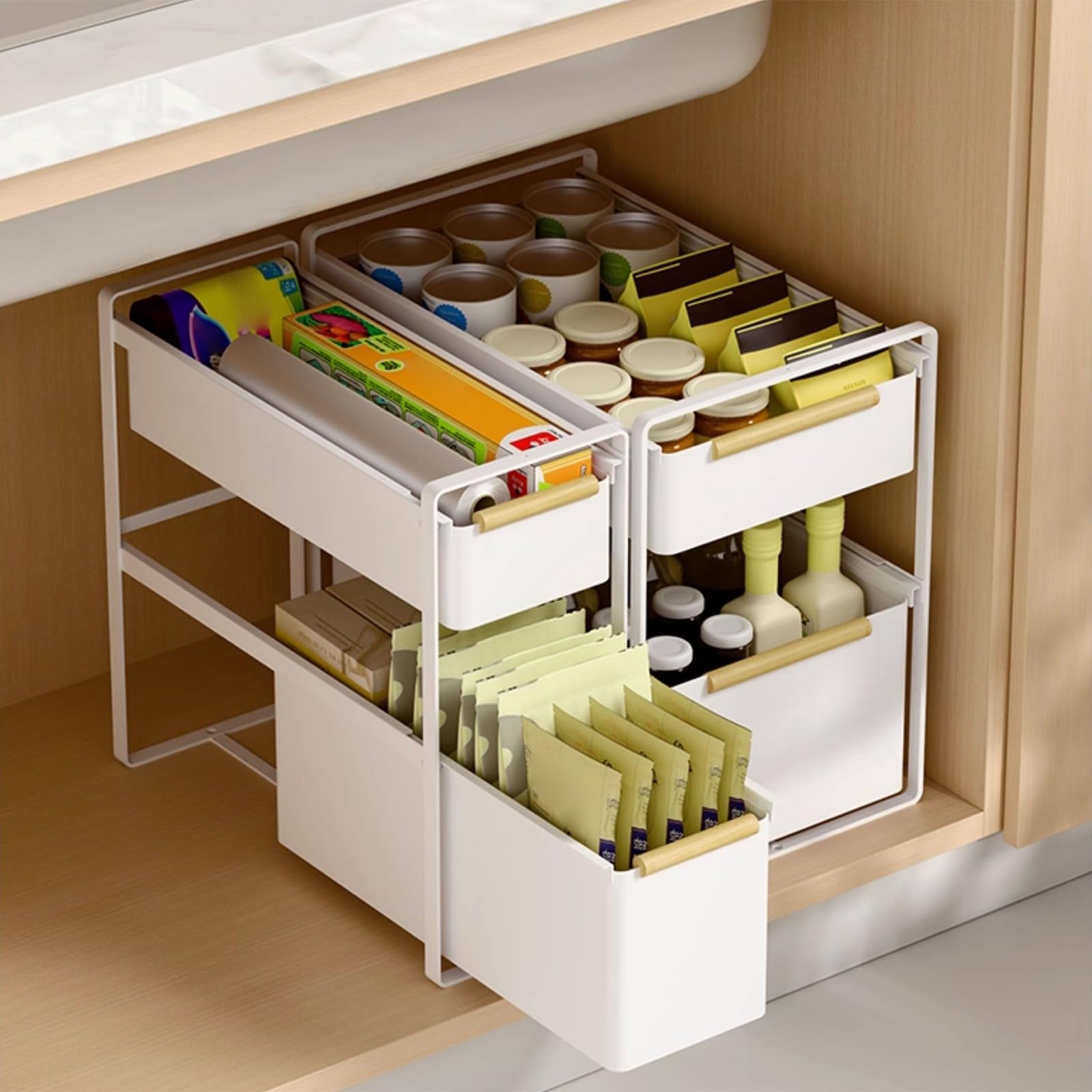 2-Tier Pull-Out Under Sink Organizer