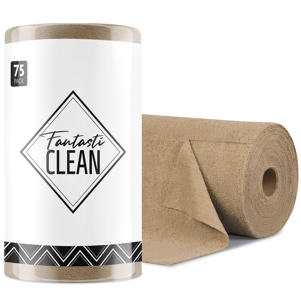 Tear-Away Microfiber Cleaning Cloth Roll