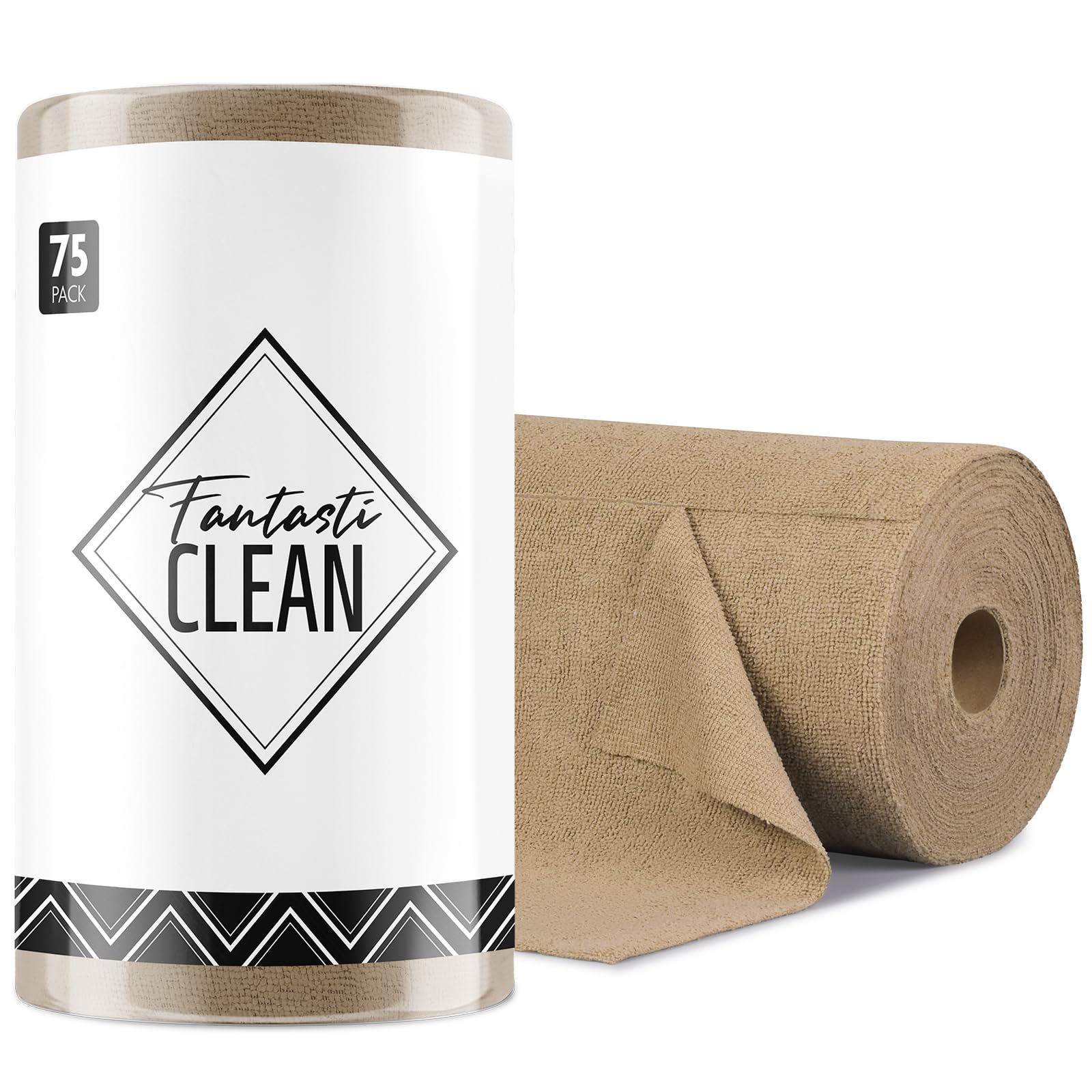 Tear-Away Microfiber Cleaning Cloth Roll