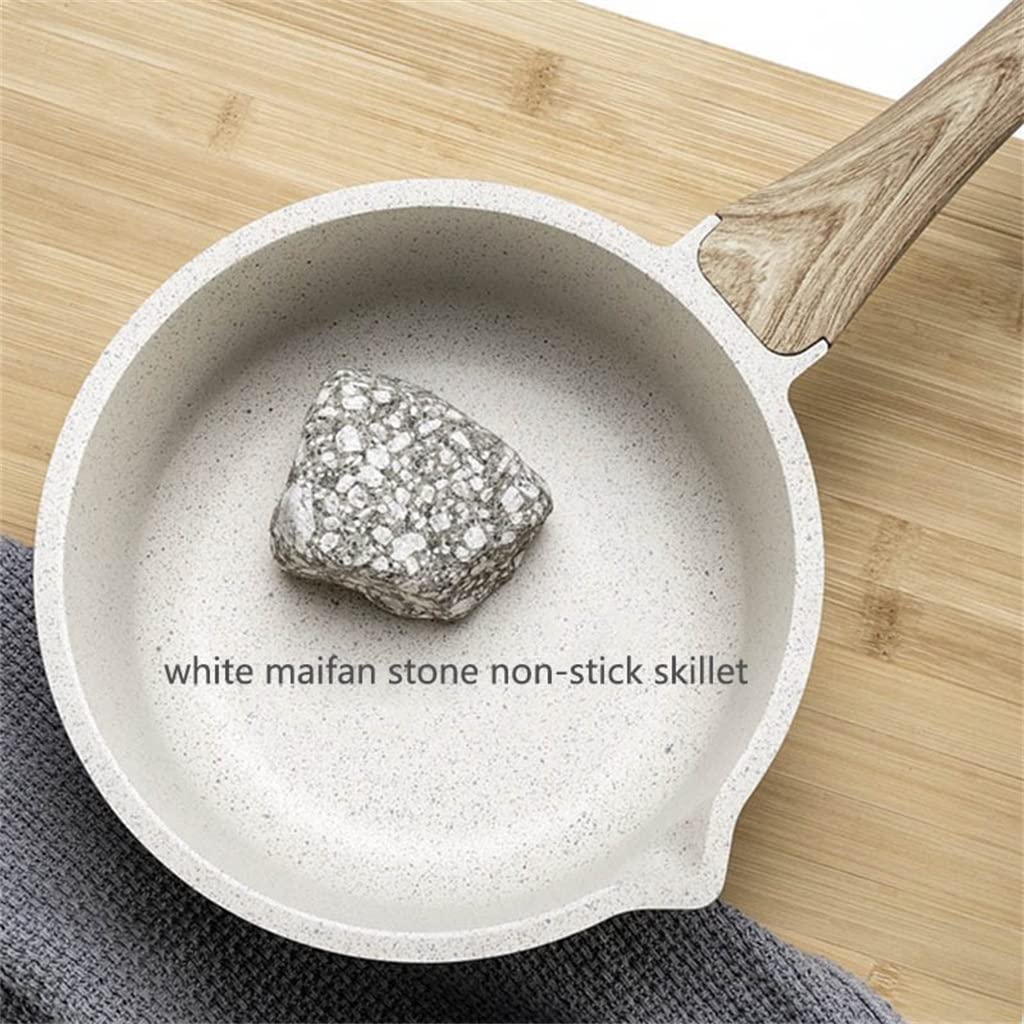 Non-Stick Wok & Double Boiler Pot Set with Glass Lid