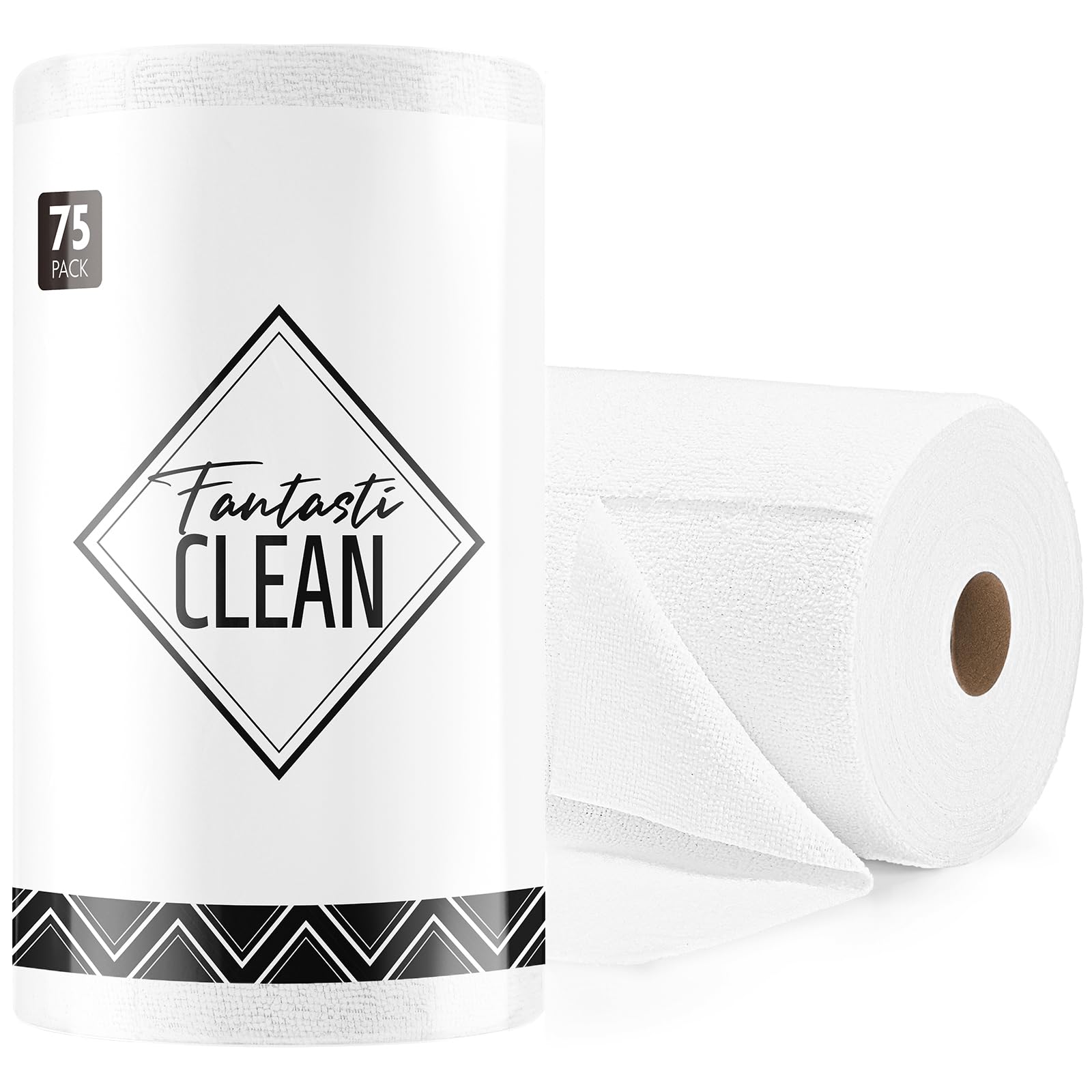 Tear-Away Microfiber Cleaning Cloth Roll