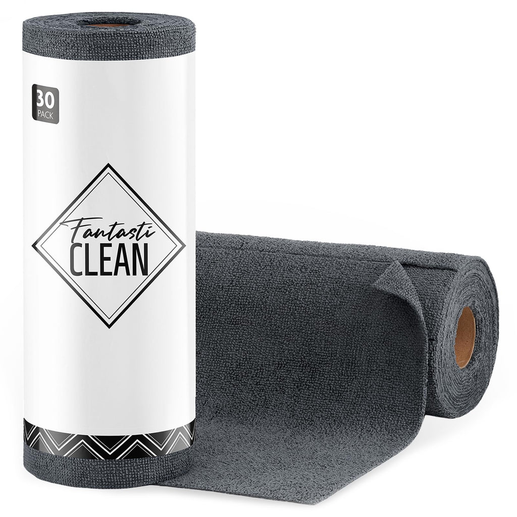 Tear-Away Microfiber Cleaning Cloth Roll