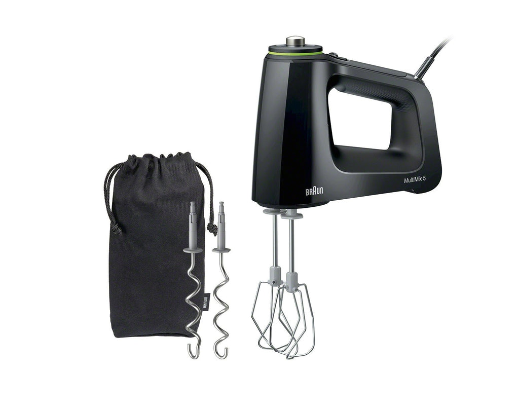 Braun Electric Hand Mixer and Dough Hooks to Knead + Storage Bag