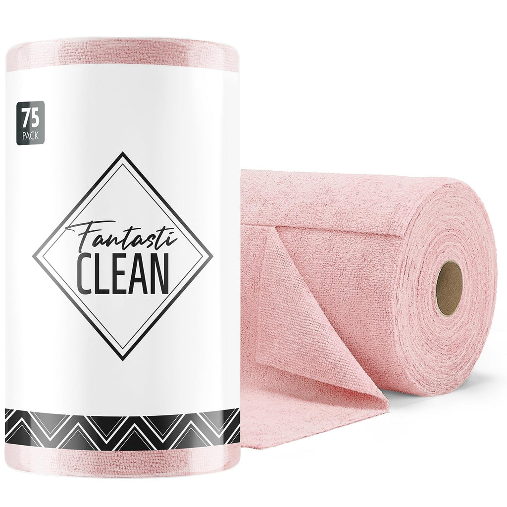 Tear-Away Microfiber Cleaning Cloth Roll