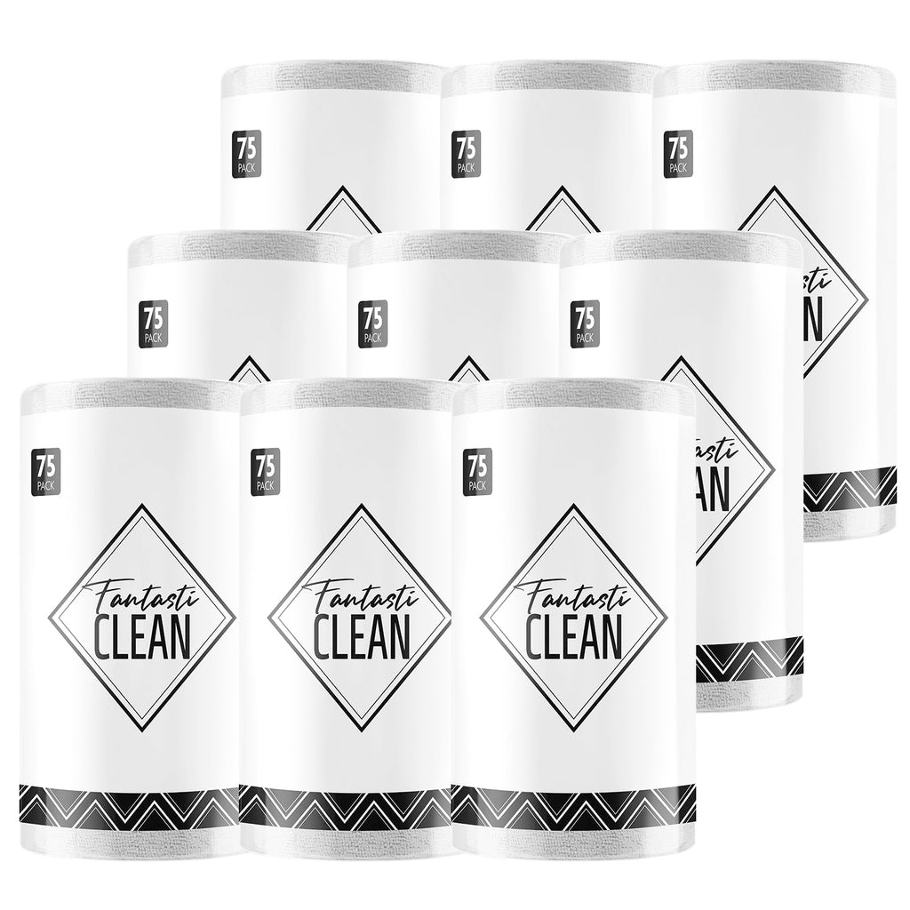 Tear-Away Microfiber Cleaning Cloth Roll