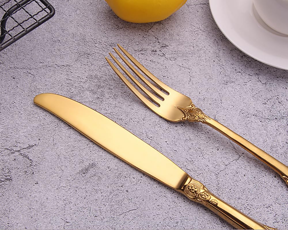 24-Piece Stainless Steel Flatware Set for 6