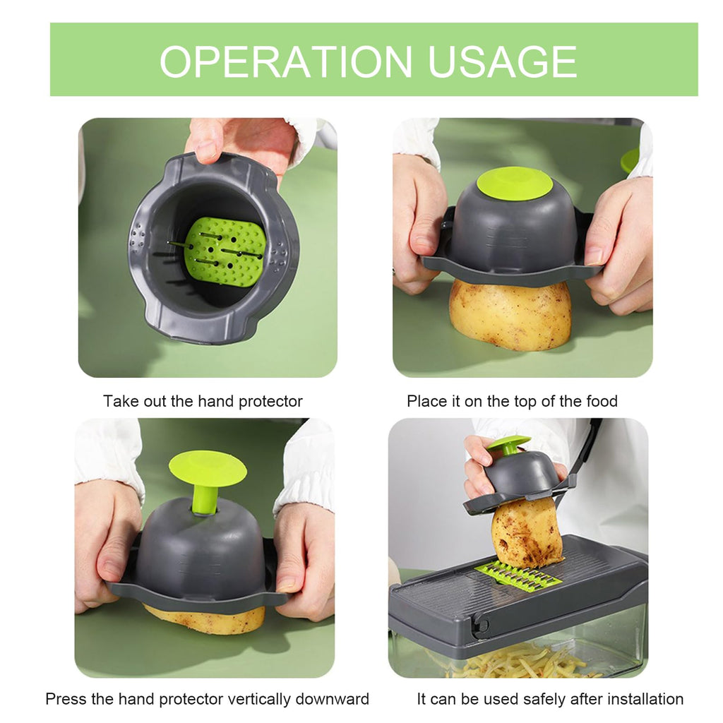 32cm Mandoline Vegetable Chopper & Slicer