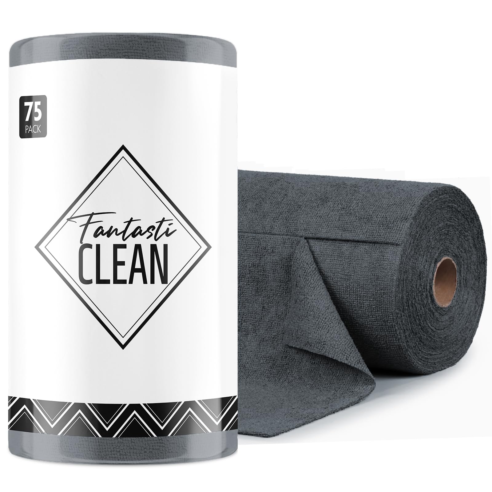 Tear-Away Microfiber Cleaning Cloth Roll