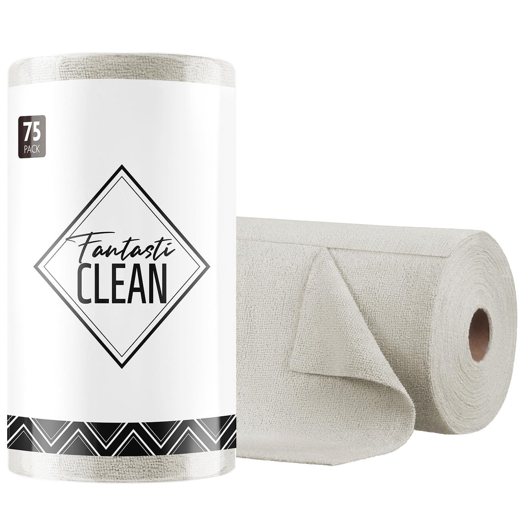Tear-Away Microfiber Cleaning Cloth Roll