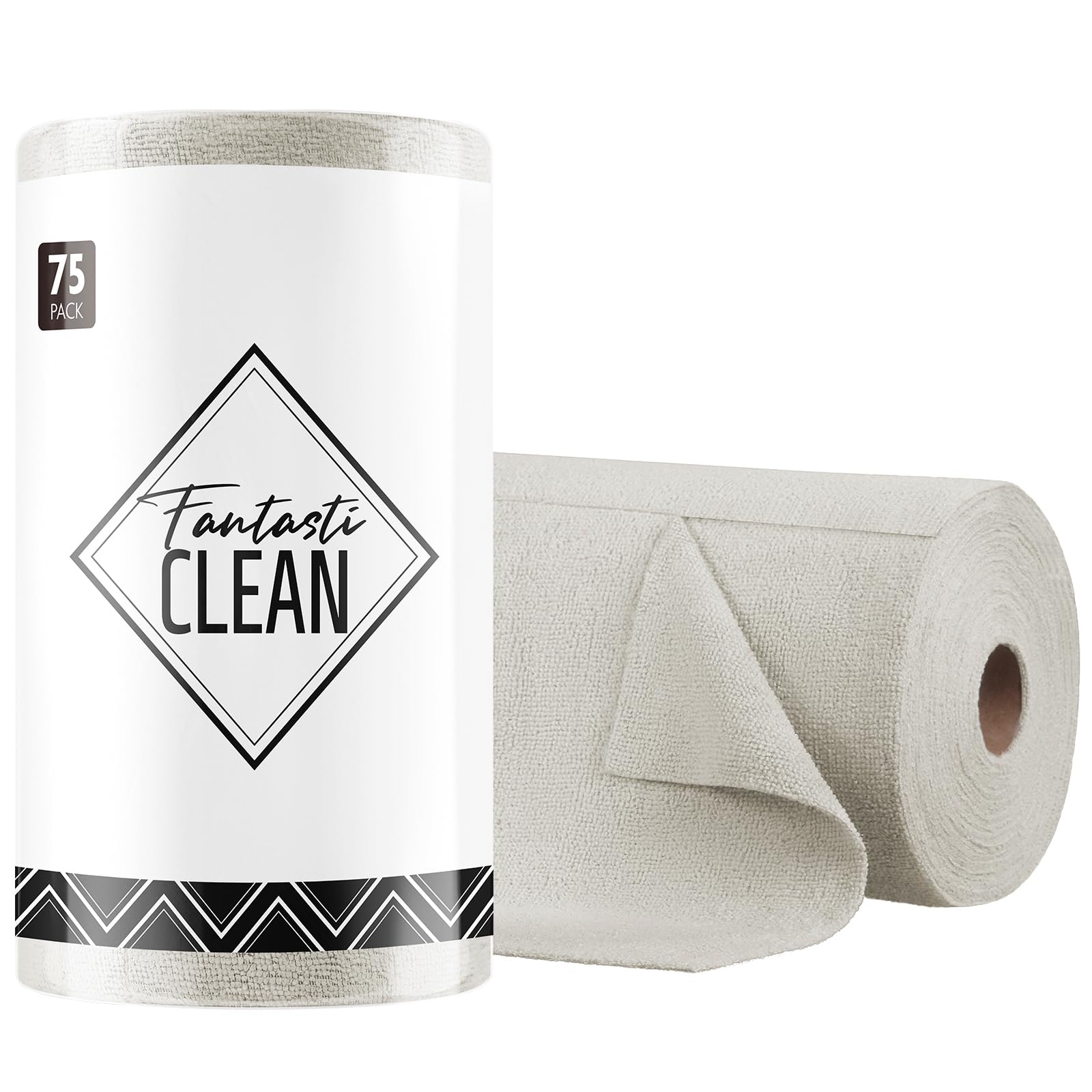 Tear-Away Microfiber Cleaning Cloth Roll