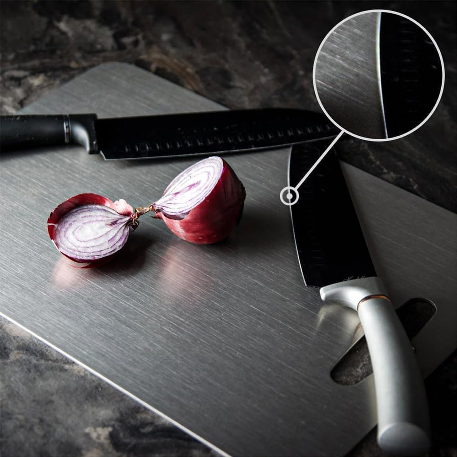 304 Stainless Steel Cutting Board Set (3-Piece)