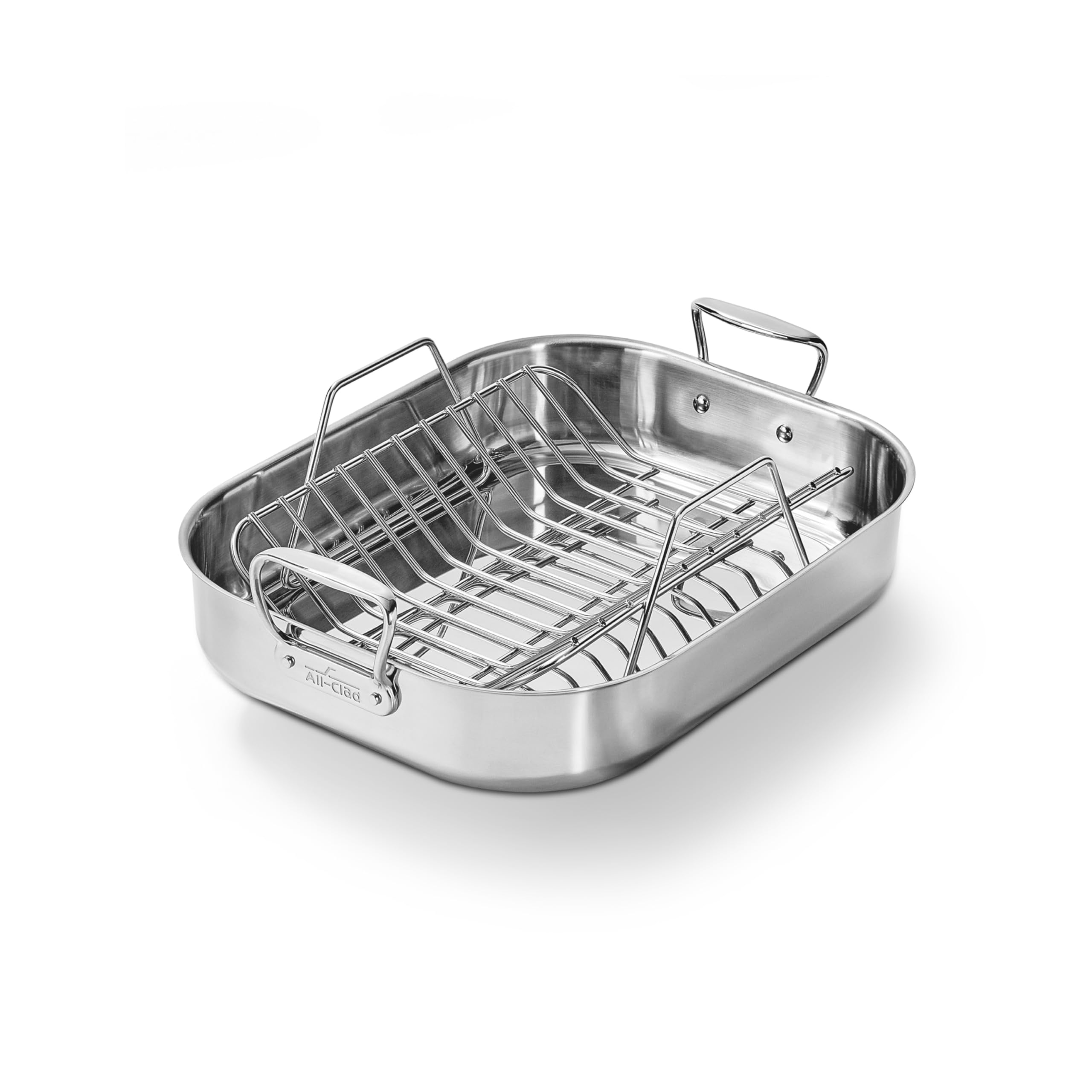 Stainless Steel Roaster with Nonstick Rack