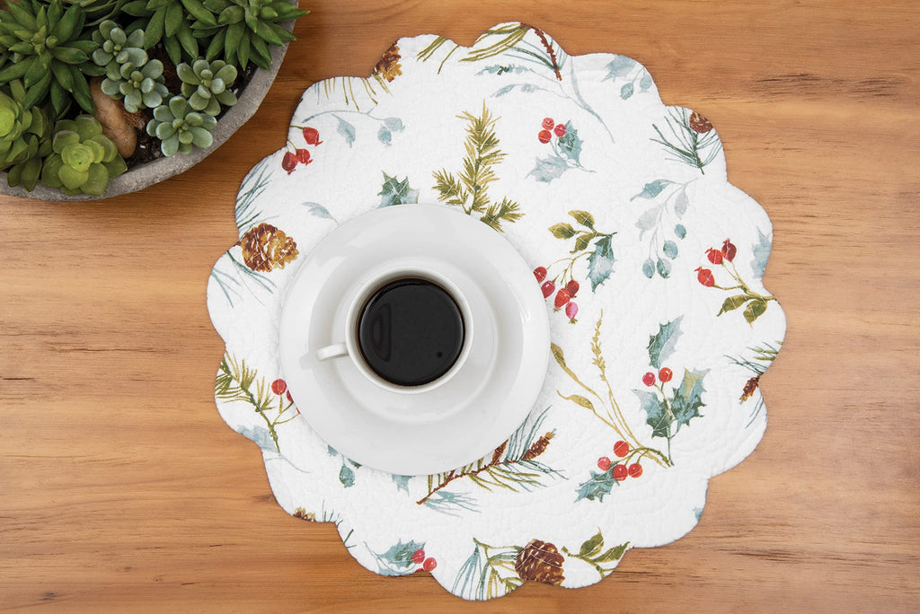 6-Piece Reversible Quilted Placemat Set