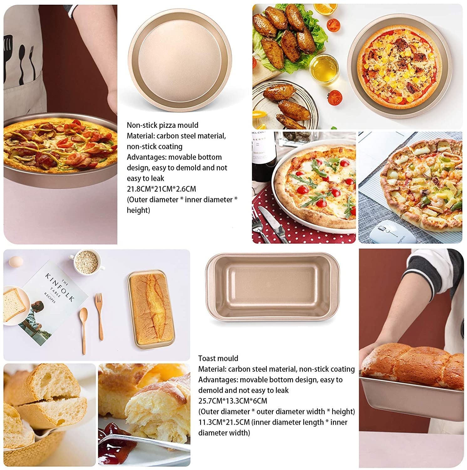 5-Piece Non-Stick Baking Pan Set