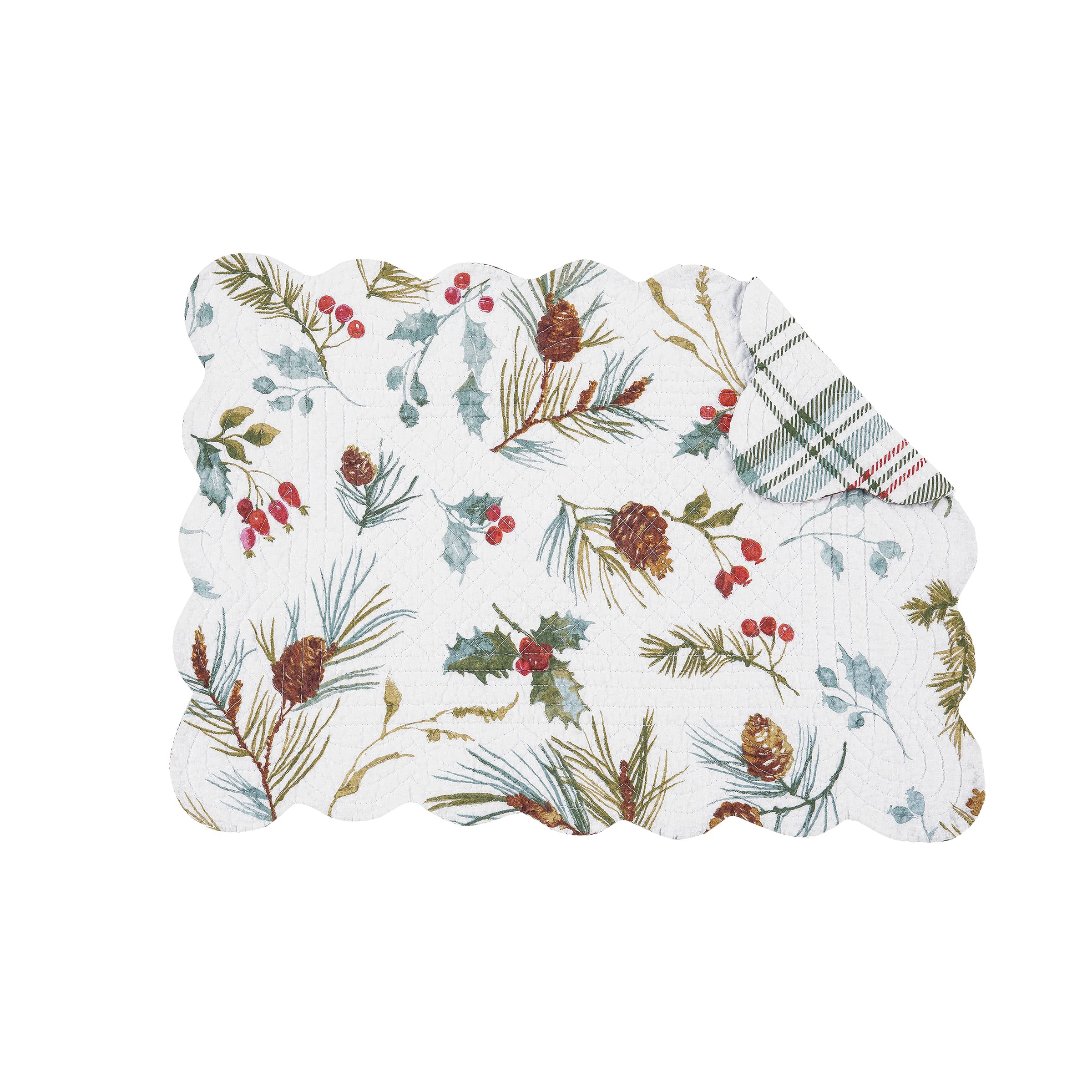 6-Piece Reversible Quilted Placemat Set