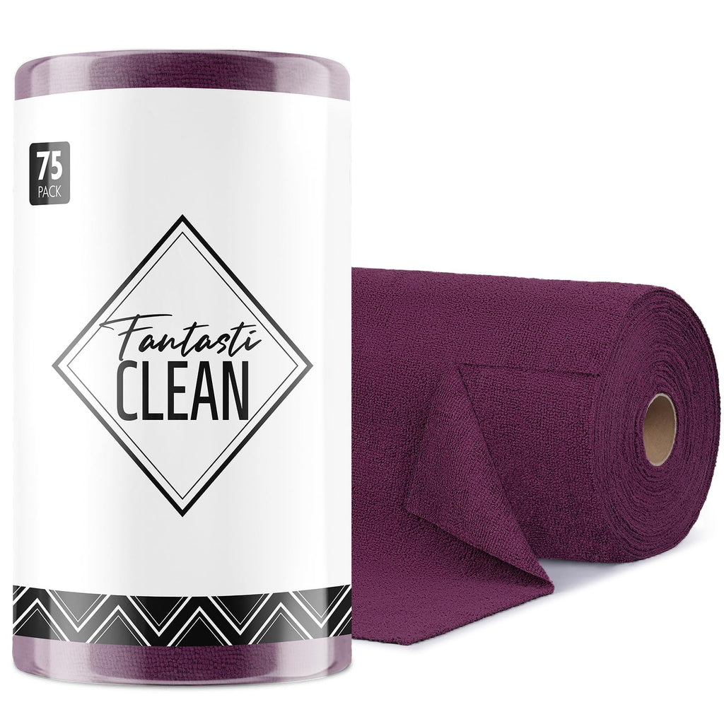 Tear-Away Microfiber Cleaning Cloth Roll