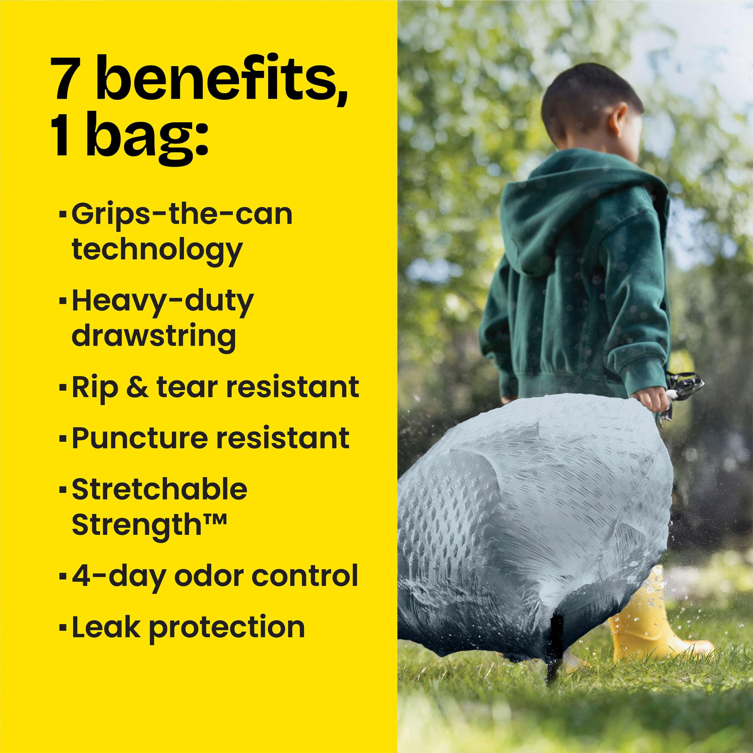 ForceFlex 13-Gallon Kitchen Trash Bags (140-Count)
