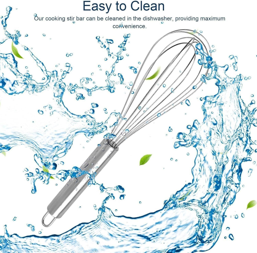 Stainless Steel Push Egg Whisk