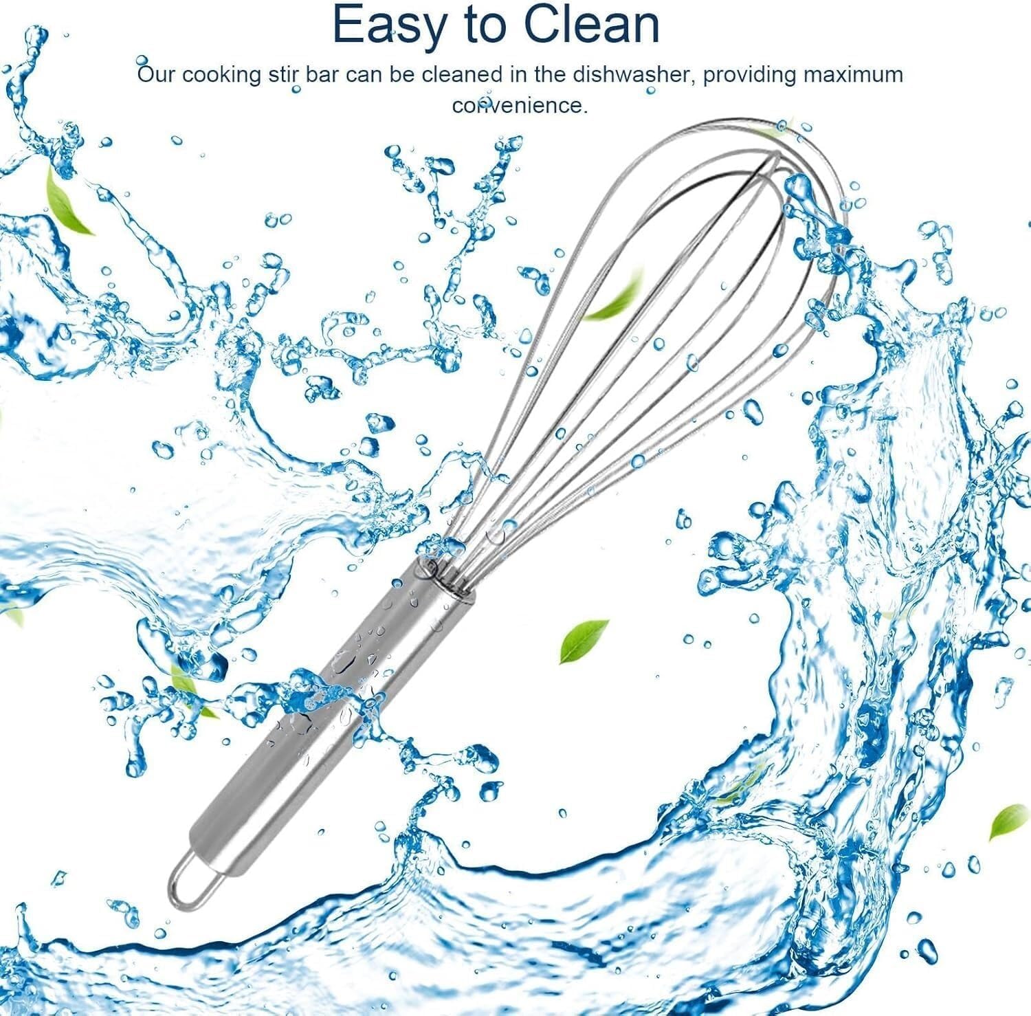 Stainless Steel Push Egg Whisk