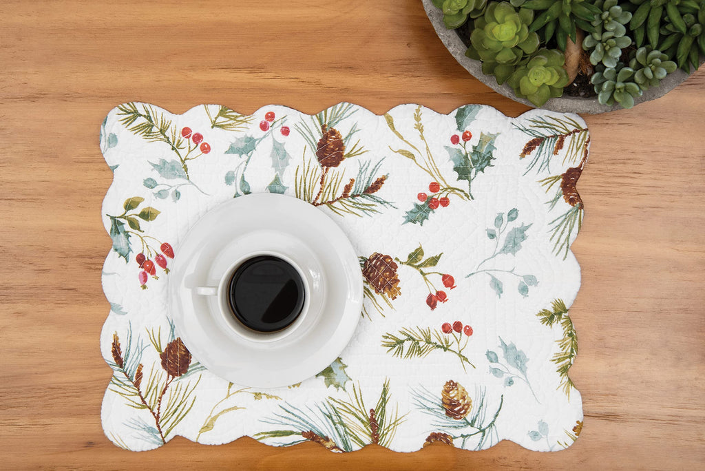 6-Piece Reversible Quilted Placemat Set