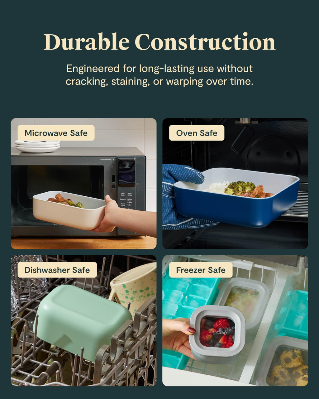 Glass Food Storage Set with Glass Lids